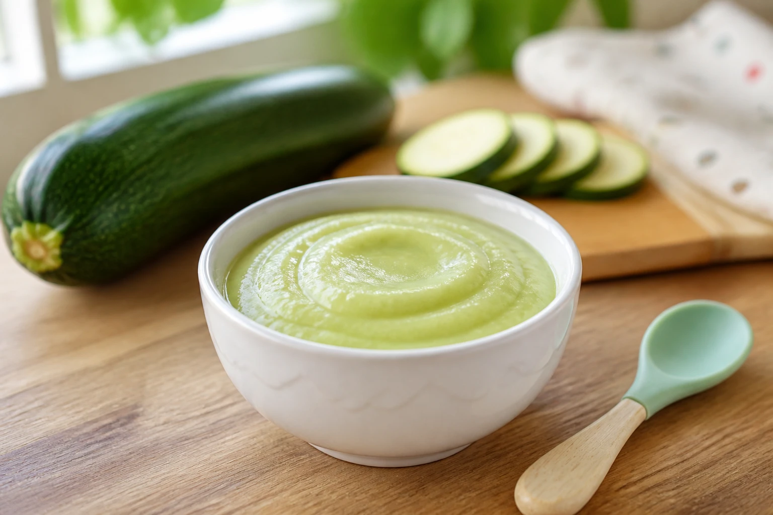 Purée de courgette pour bébé : l&rsquo;âge, la texture et les quantités