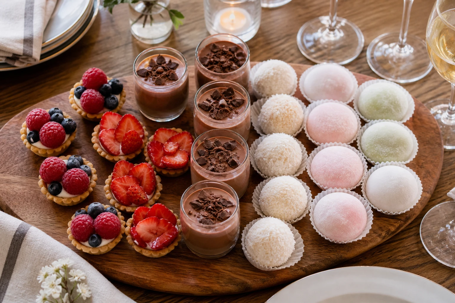 Apéro dinatoire dessert : quantités et idées à préparer à l&rsquo;avance