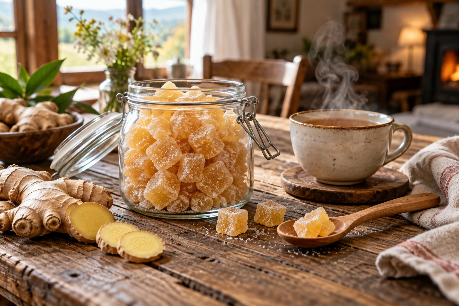 Bienfait du gingembre confit : ce qui est prouvé, ce qui l’est moins