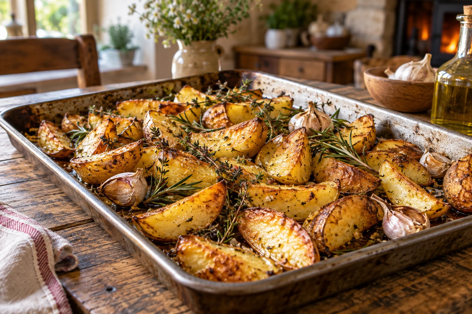 Pommes de terre au four croustillantes, comme chez mamie